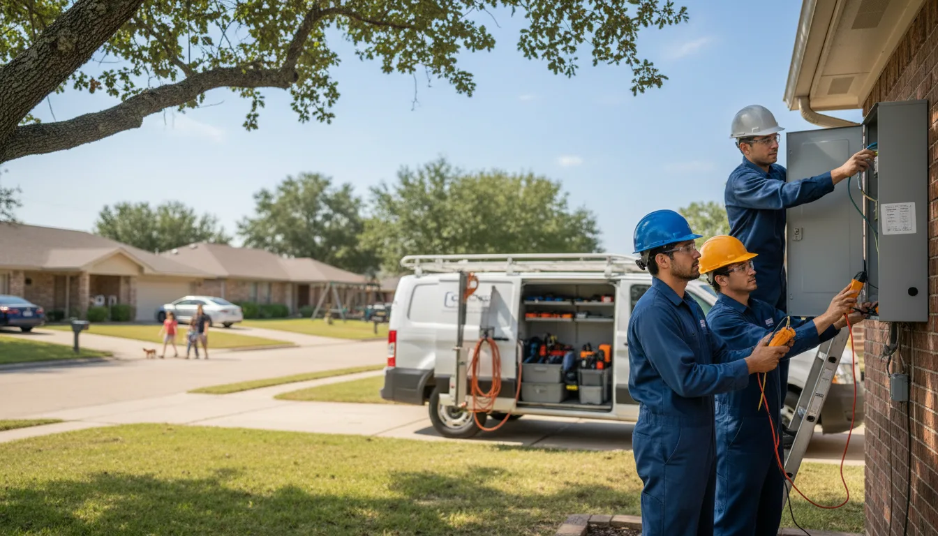Certified electrician providing emergency electrical services in Lakeland, LA